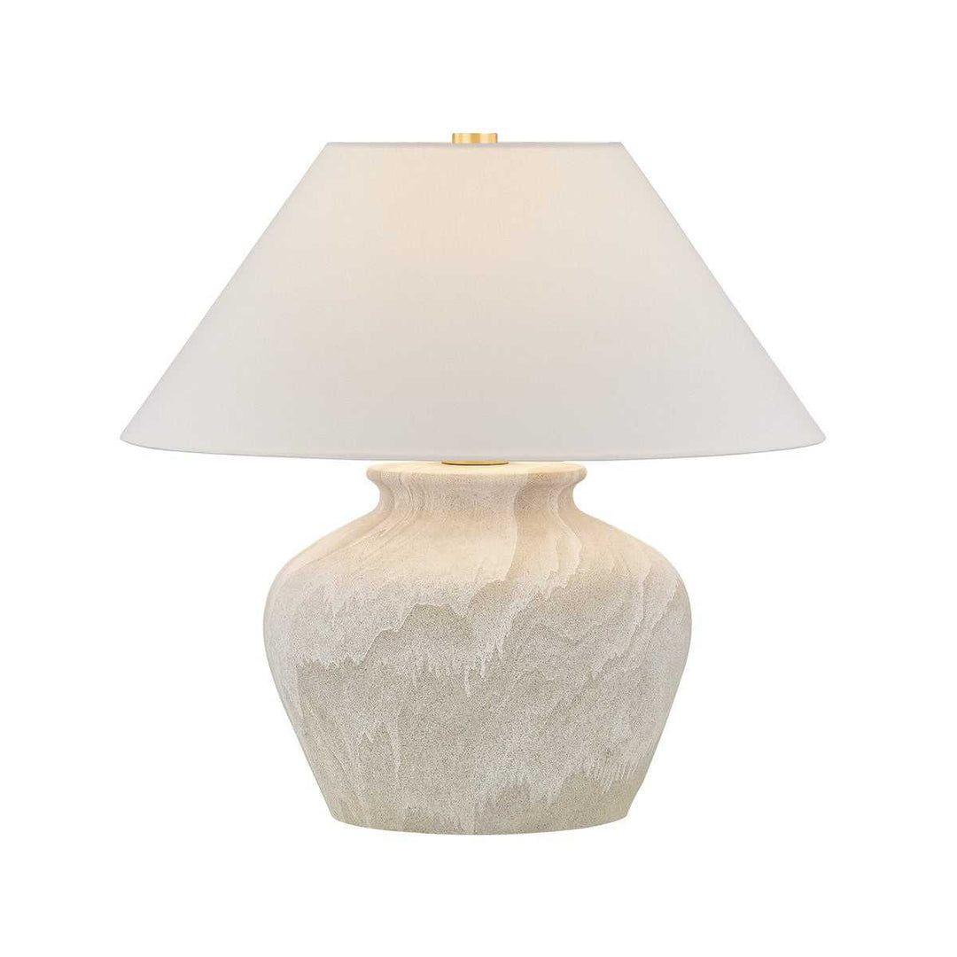 Allards One Light Table Lamp in Aged Brass Hudson Valley Canada