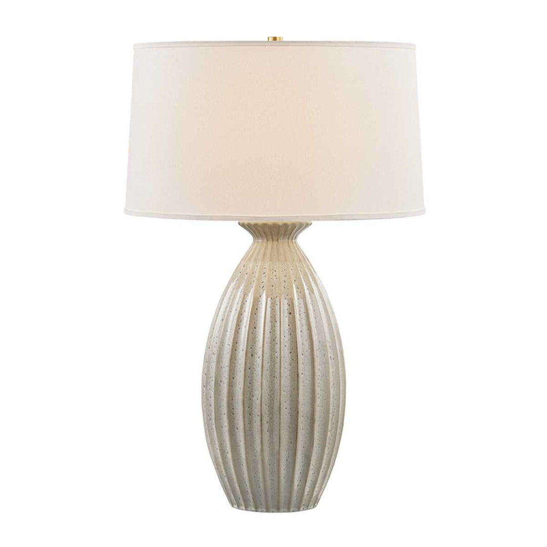Box Elder One Light Table Lamp in Aged Brass Hudson Valley Canada