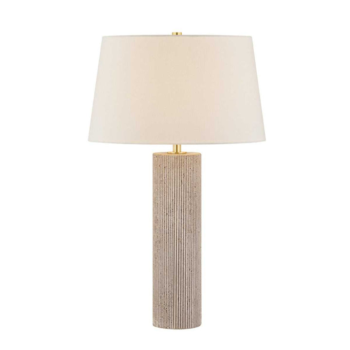 Highland Mills One Light Table Lamp in Aged Brass Hudson Valley Canada
