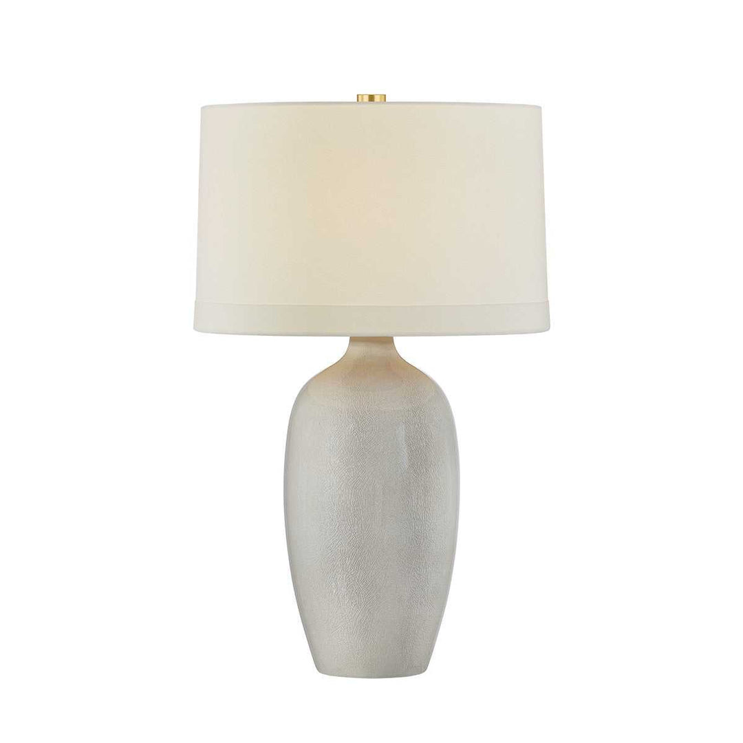 Elk River One Light Table Lamp in Aged Brass Hudson Valley Canada