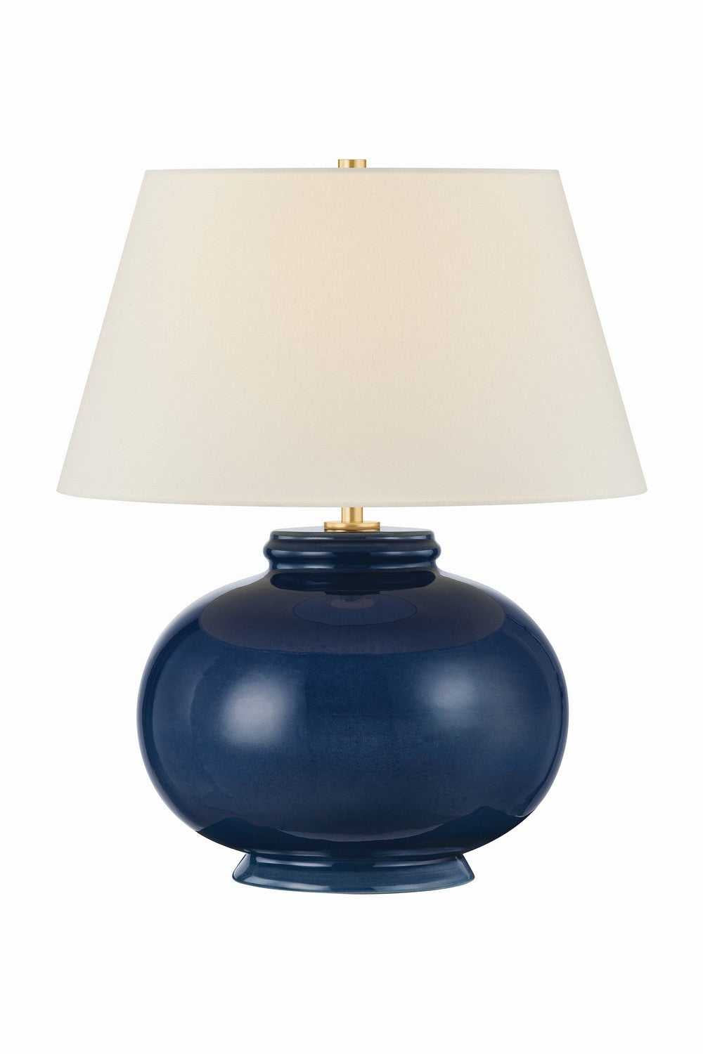 Moodus One Light Table Lamp in Aged Brass Hudson Valley Canada