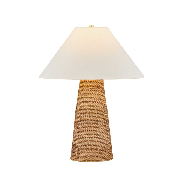 Forest Heights One Light Table Lamp in Aged Brass Hudson Valley Canada