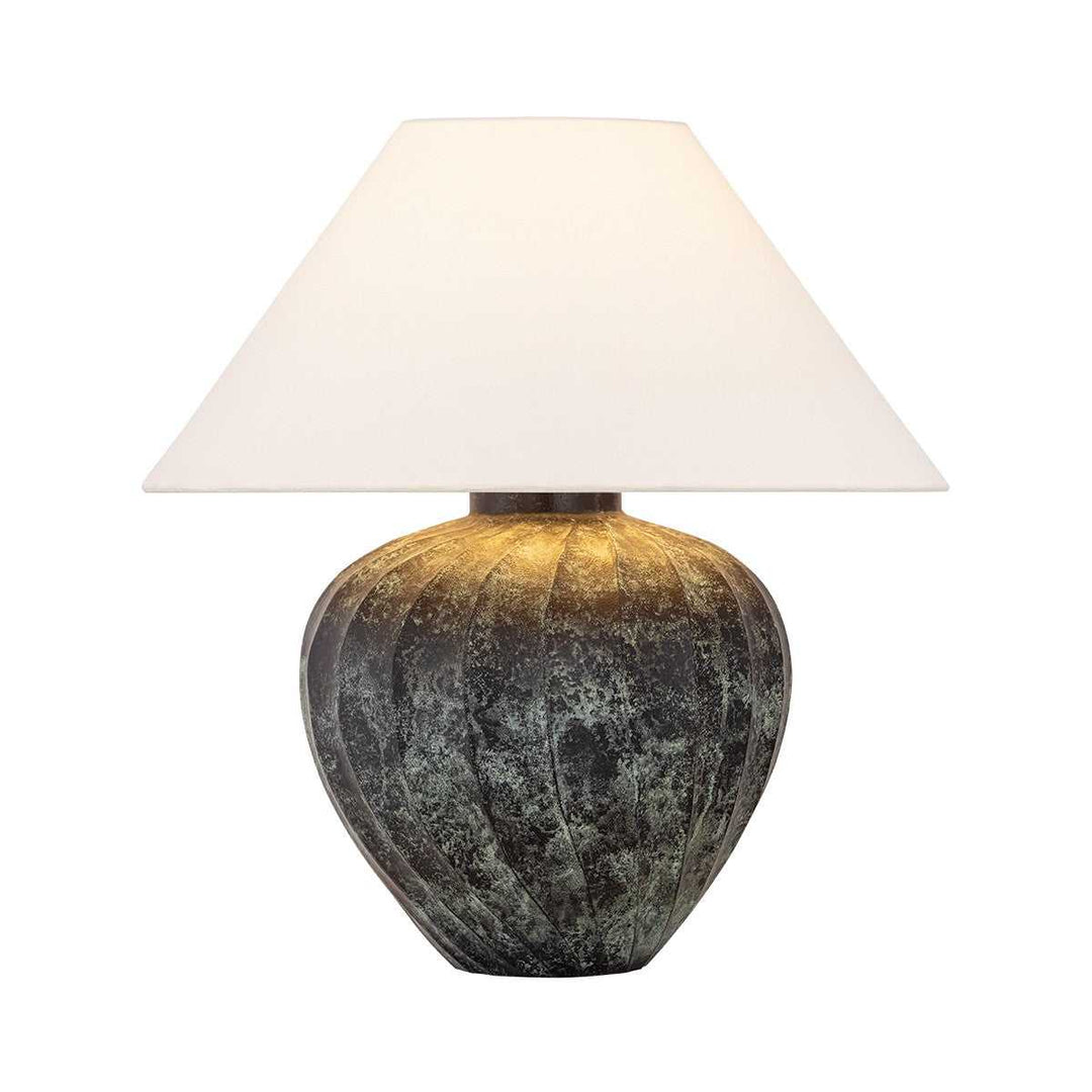 Arlin One Light Table Lamp in Patina Brass Hudson Valley Canada