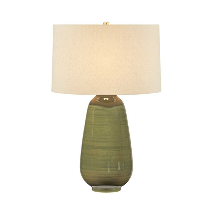 Piermont One Light Table Lamp in Aged Brass Hudson Valley Canada