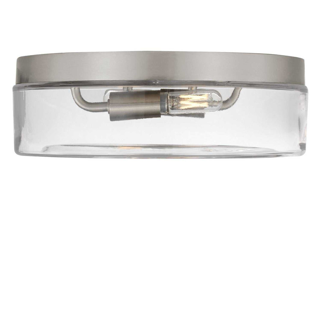 Rhett Two Light Flush Mount in Brushed Nickel Generation Lighting Canada