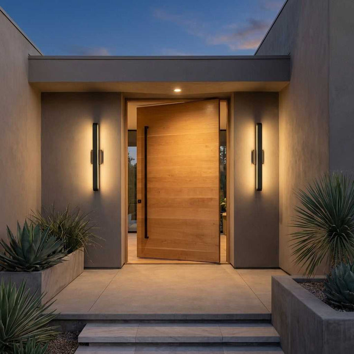 Lakemont LED Outdoor Wall Lantern in Textured Black Generation Lighting Canada
