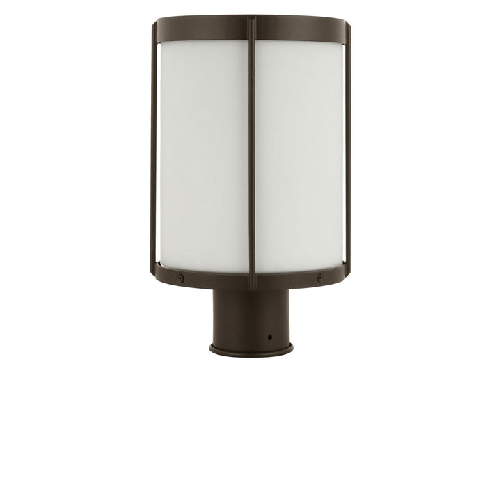 Luning One Light Outdoor Post Lantern in Antique Bronze Generation Lighting Canada