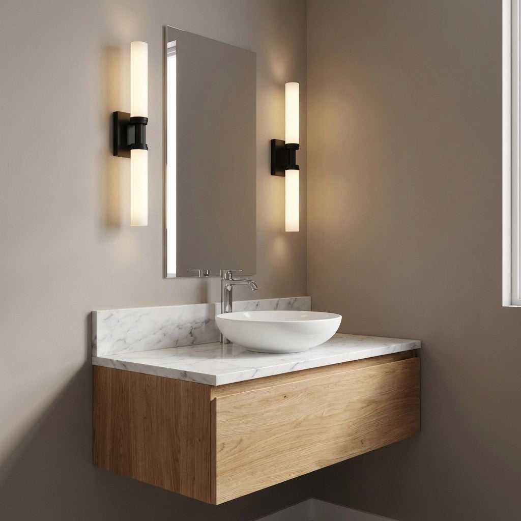 Coles LED Vanity in Midnight Black Generation Lighting Canada