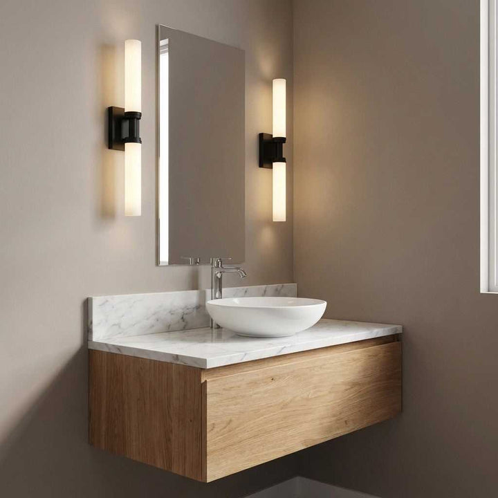 Coles LED Vanity in Midnight Black Generation Lighting Canada