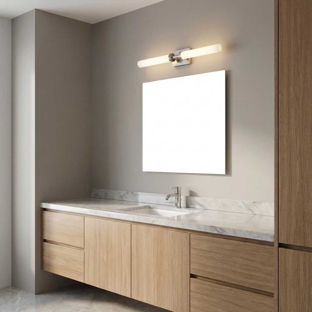 Coles LED Vanity in Brushed Nickel Generation Lighting Canada