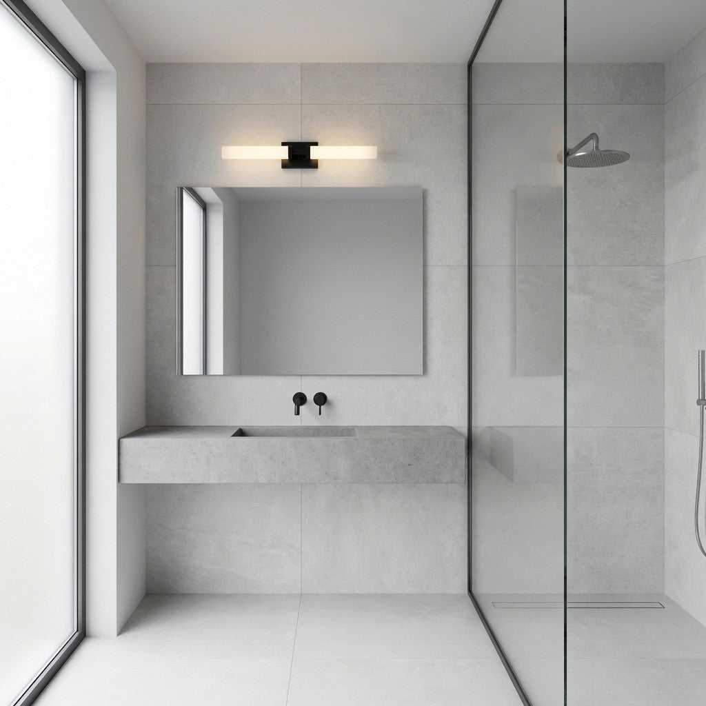 Coles LED Vanity in Midnight Black Generation Lighting Canada