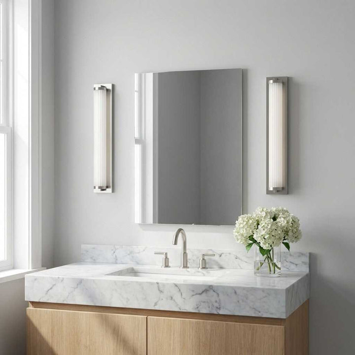 Weston LED Vanity in Brushed Nickel Generation Lighting Canada