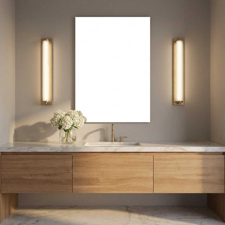 Weston LED Vanity in Satin Brass Generation Lighting Canada