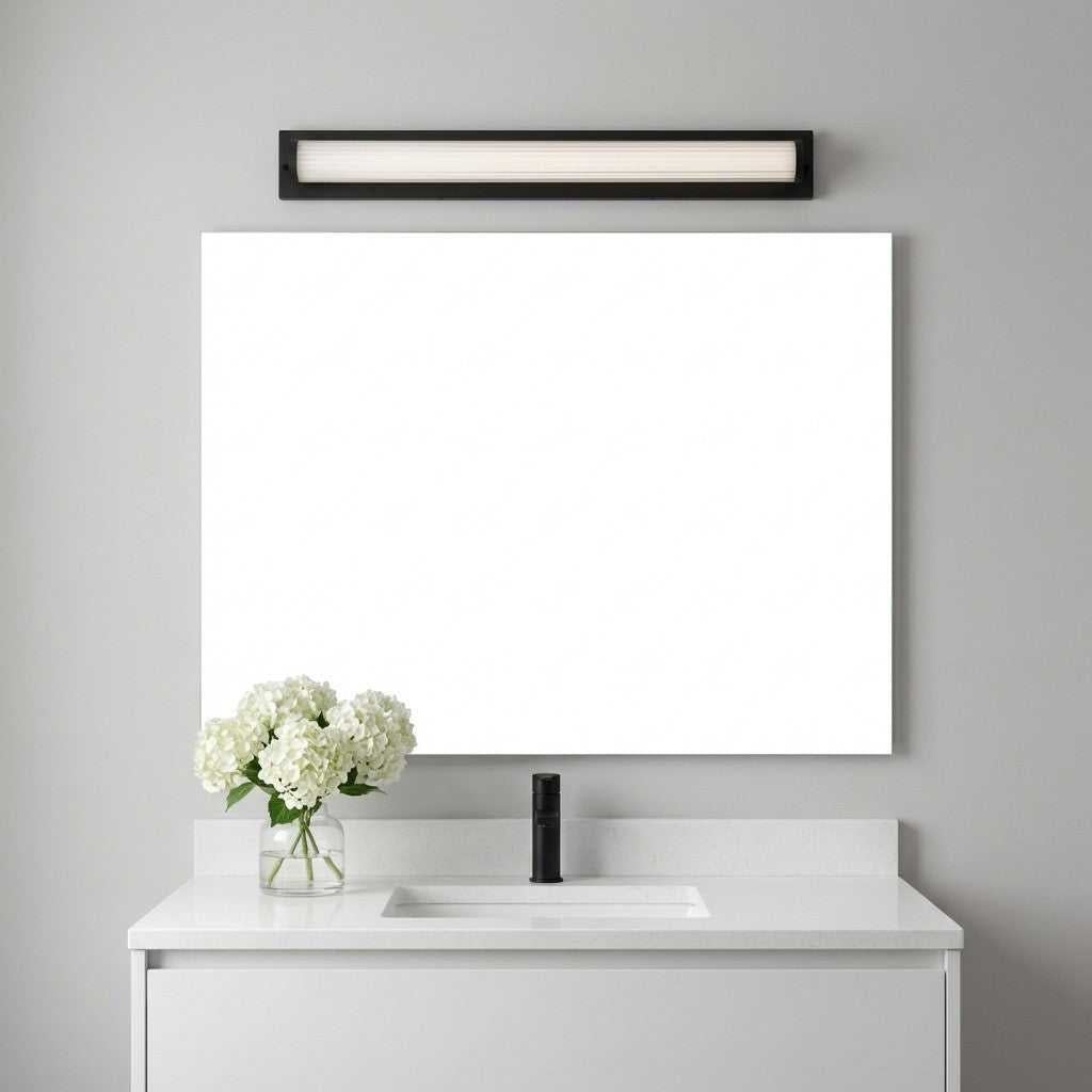Weston LED Vanity in Midnight Black Generation Lighting Canada