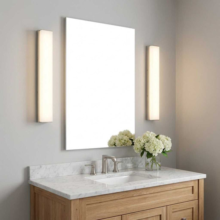 Panna LED Vanity in Brushed Nickel Generation Lighting Canada