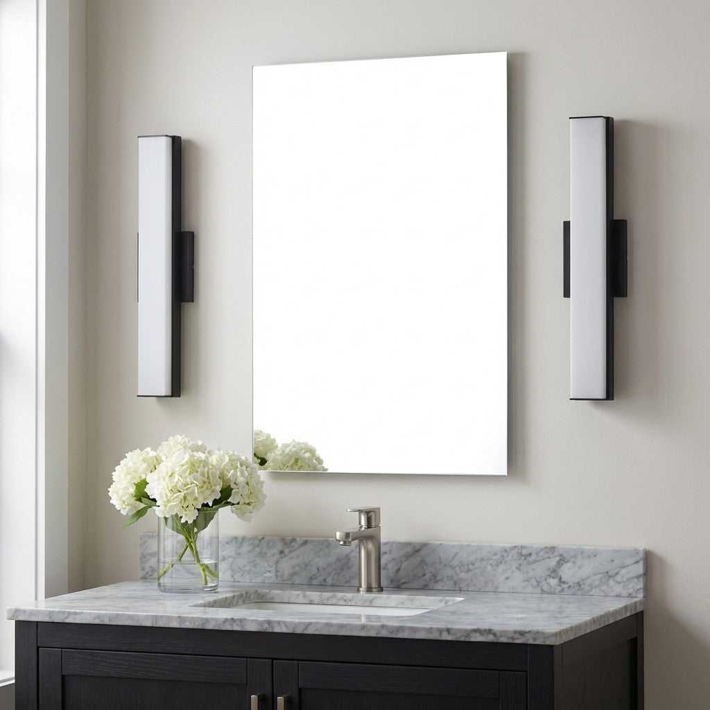 Panna LED Vanity in Midnight Black Generation Lighting Canada