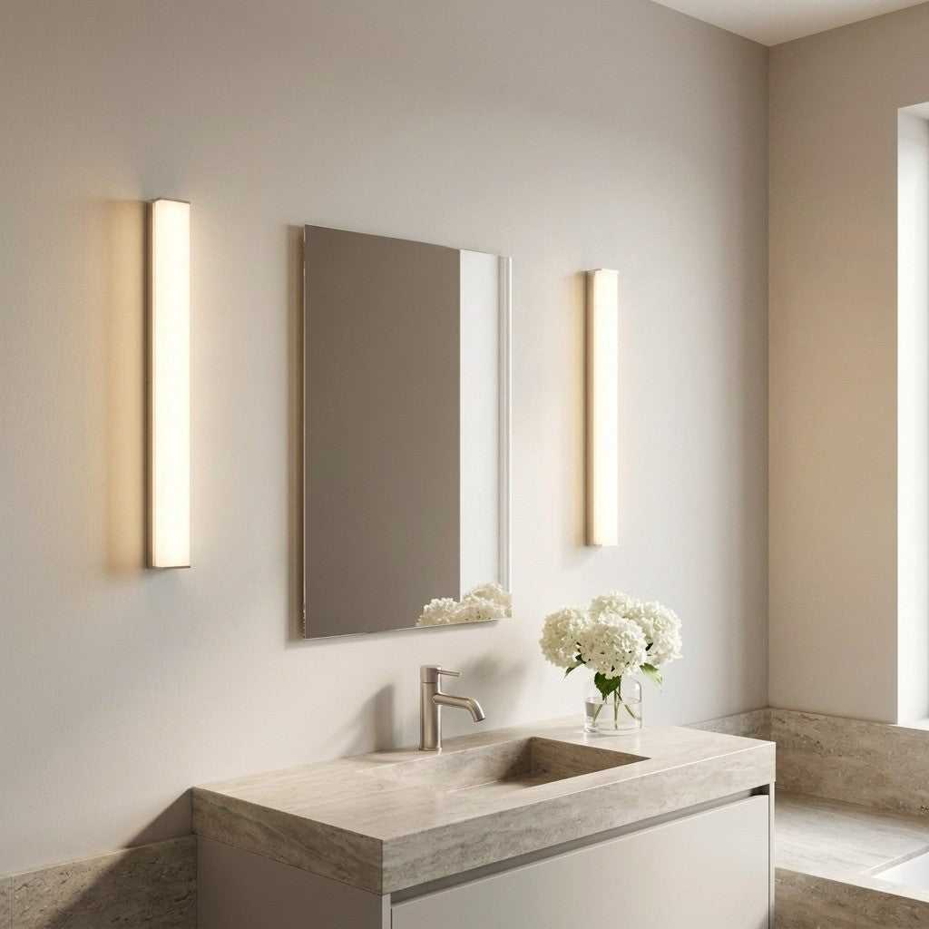 Panna LED Vanity in Brushed Nickel Generation Lighting Canada