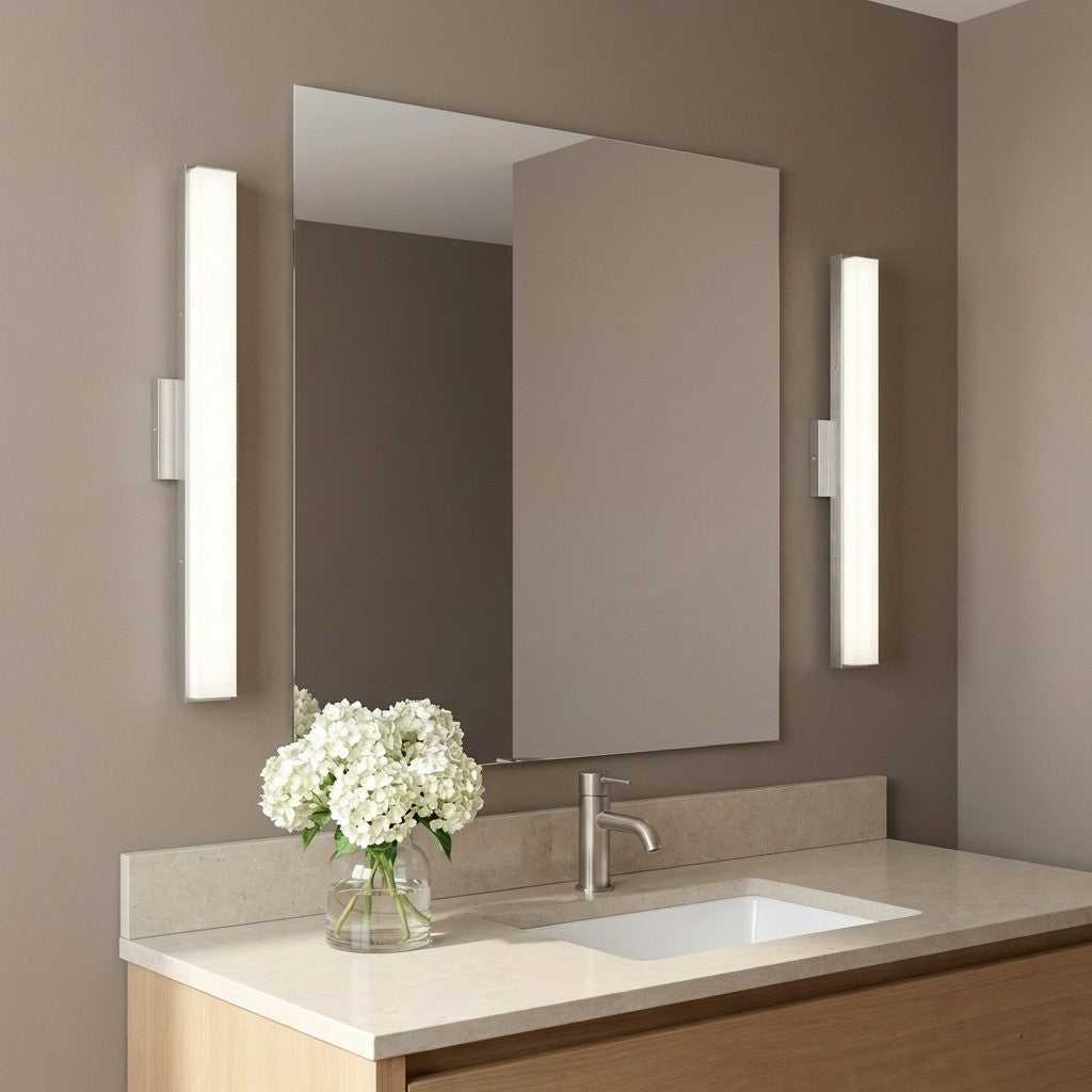 Panna LED Vanity in Chrome Generation Lighting Canada