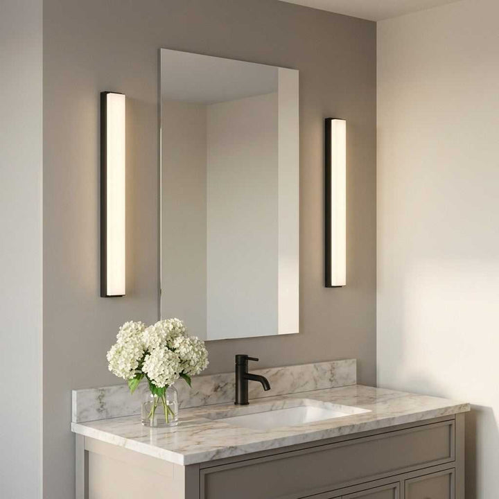 Panna LED Vanity in Midnight Black Generation Lighting Canada