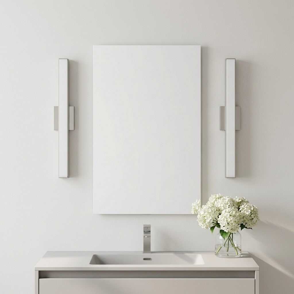 Panna LED Vanity in Brushed Nickel Generation Lighting Canada