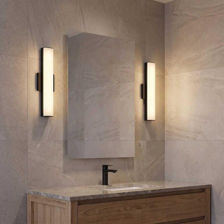 Panna LED Vanity in Midnight Black Generation Lighting Canada