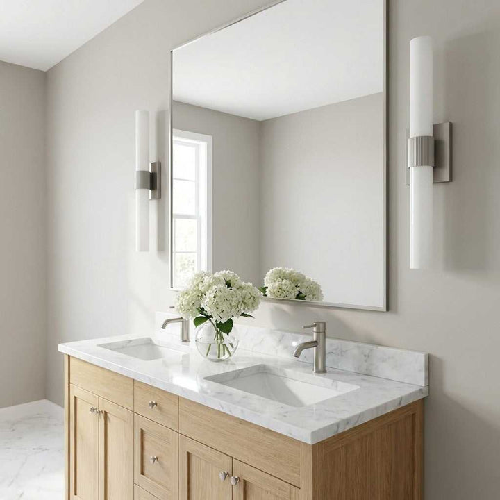 Sarco LED Vanity in Brushed Nickel Generation Lighting Canada
