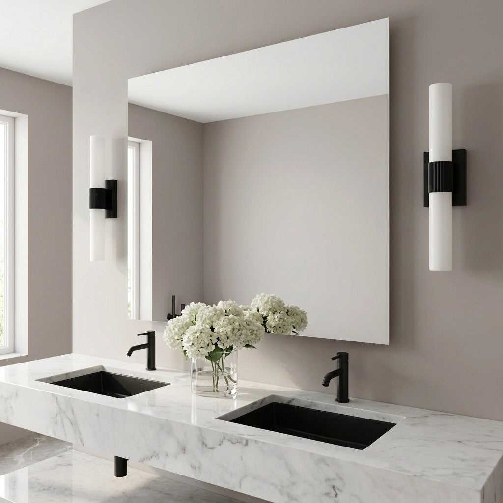Sarco LED Vanity in Midnight Black Generation Lighting Canada