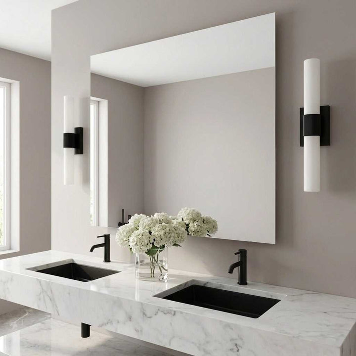 Sarco LED Vanity in Midnight Black Generation Lighting Canada