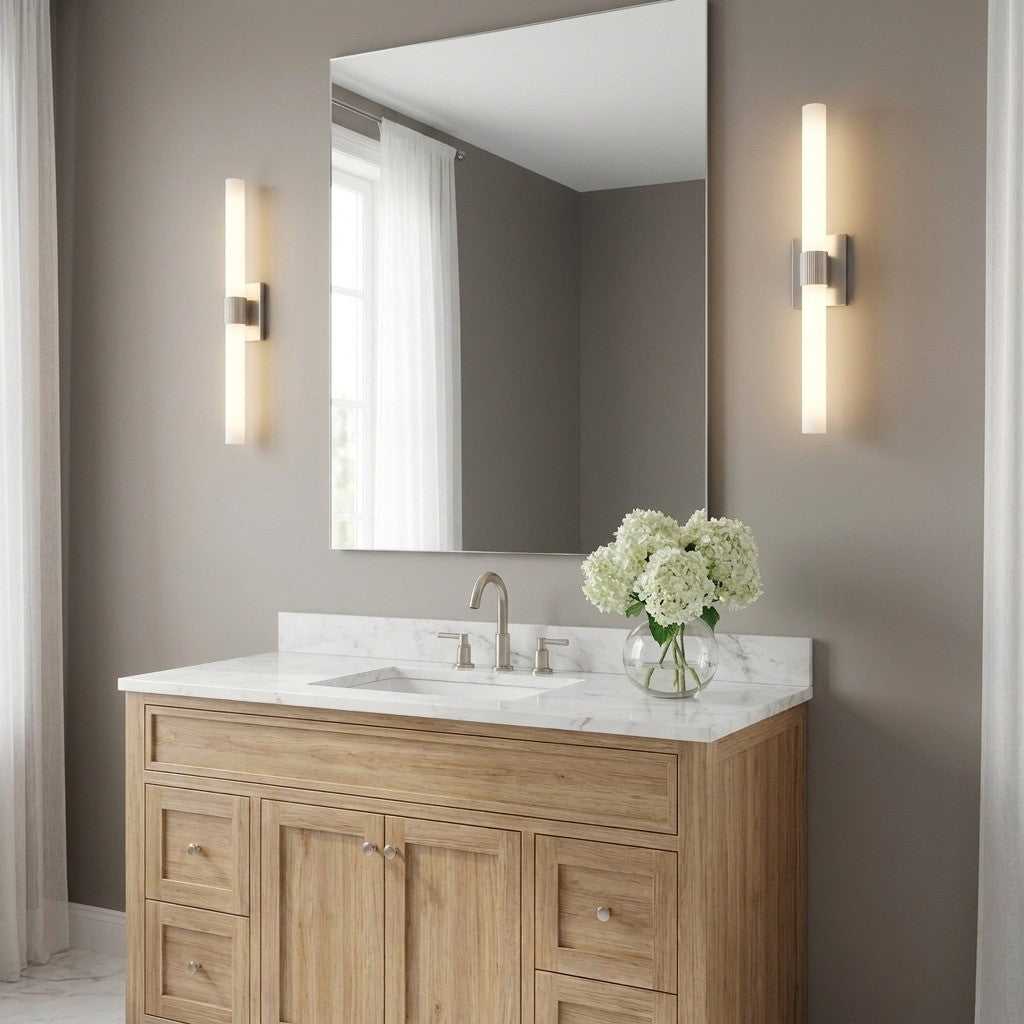 Sarco LED Vanity in Brushed Nickel Generation Lighting Canada