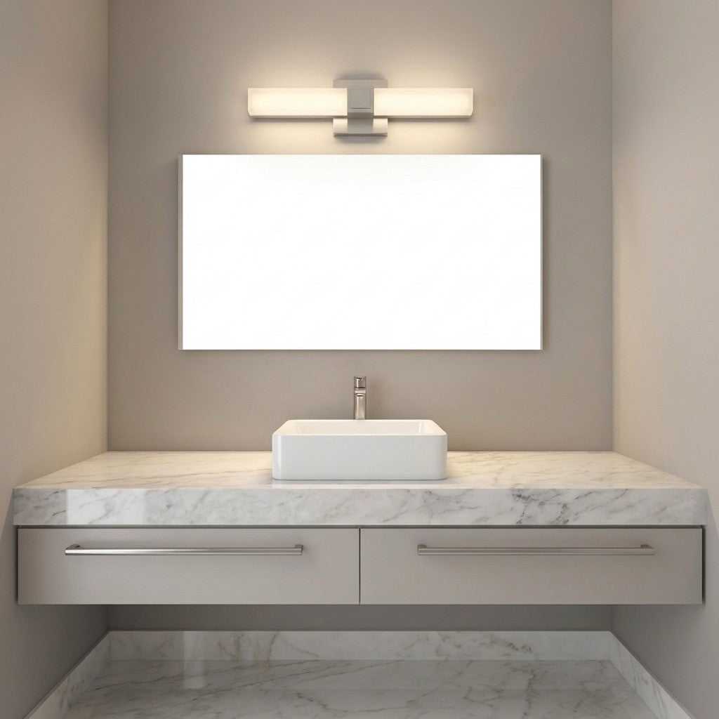 Fentress LED Vanity in Brushed Nickel Generation Lighting Canada