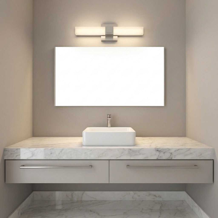 Fentress LED Vanity in Brushed Nickel Generation Lighting Canada