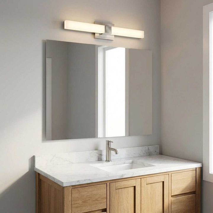 Fentress LED Vanity in Brushed Nickel Generation Lighting Canada