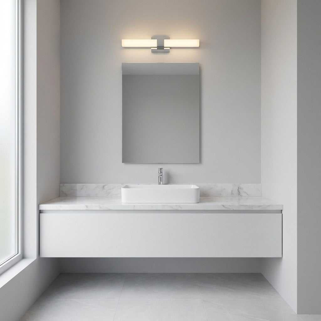 Fentress LED Vanity in Chrome Generation Lighting Canada