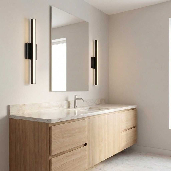 Marque LED Vanity in Midnight Black Generation Lighting Canada
