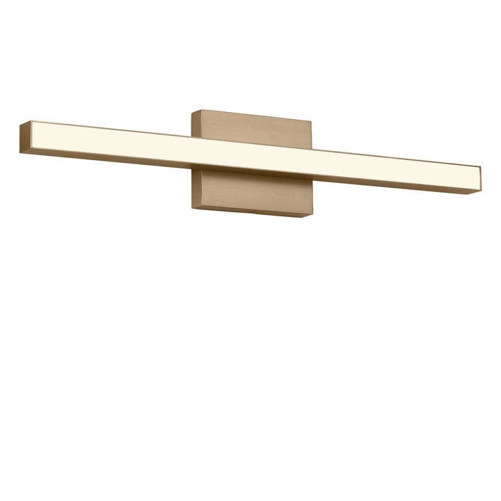 Marque LED Vanity in Satin Brass Generation Lighting Canada