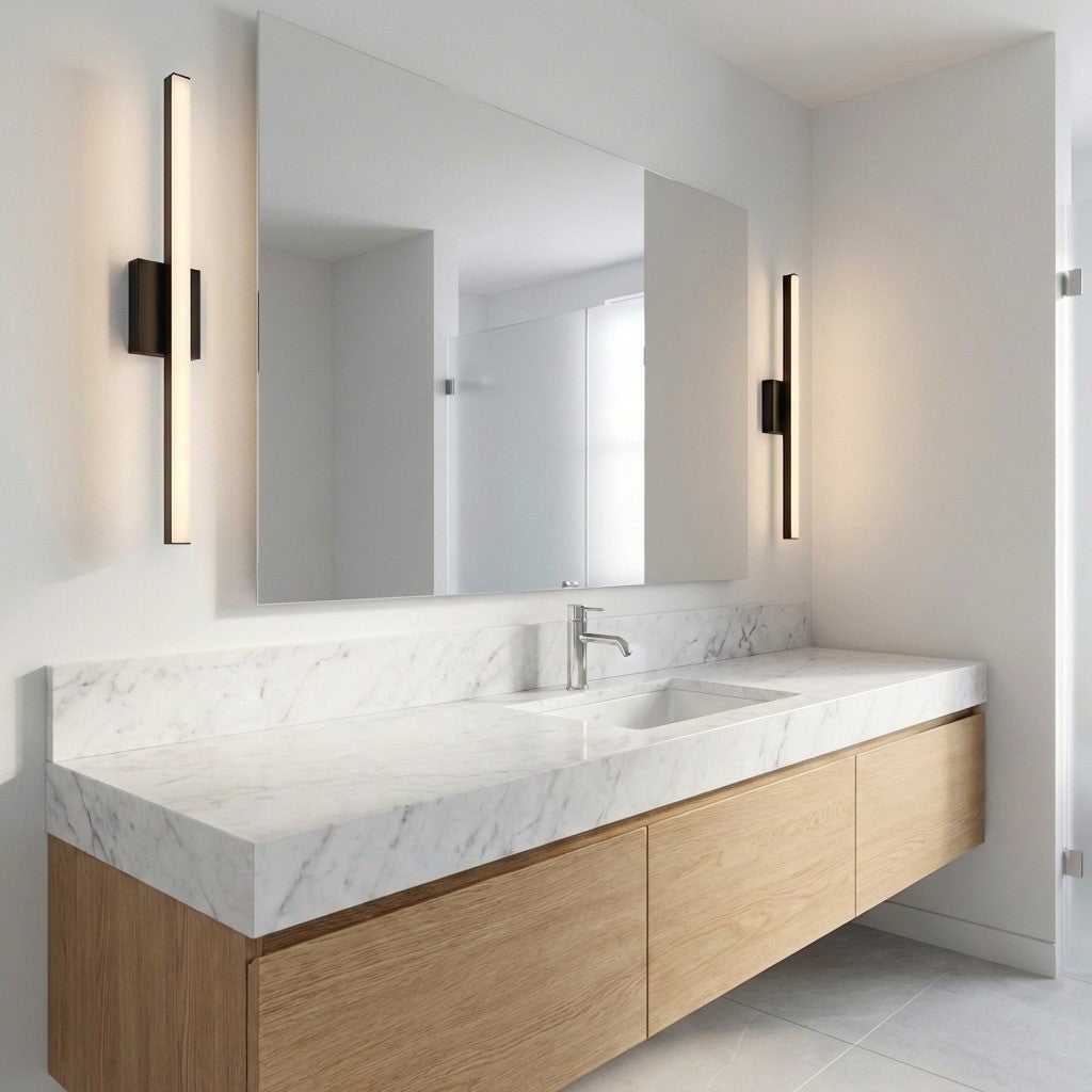 Marque LED Vanity in Midnight Black Generation Lighting Canada