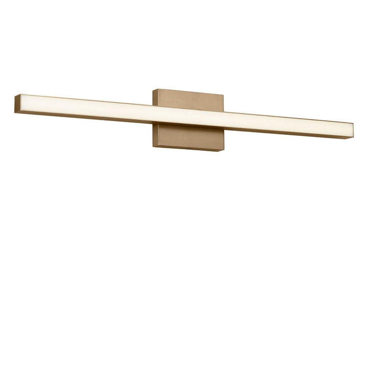 Marque LED Vanity in Satin Brass Generation Lighting Canada