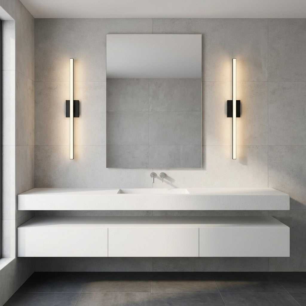 Marque LED Vanity in Midnight Black Generation Lighting Canada