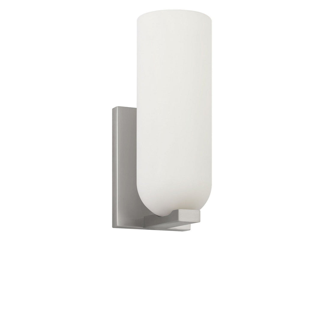 Neblina One Light Vanity in Brushed Nickel Generation Lighting Canada