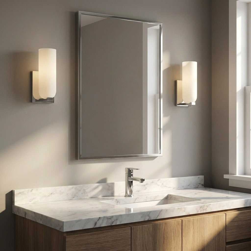 Neblina One Light Vanity in Chrome Generation Lighting Canada