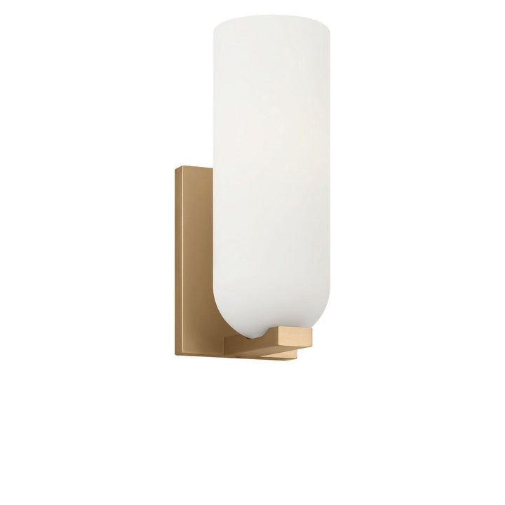 Neblina One Light Vanity in Satin Brass Generation Lighting Canada