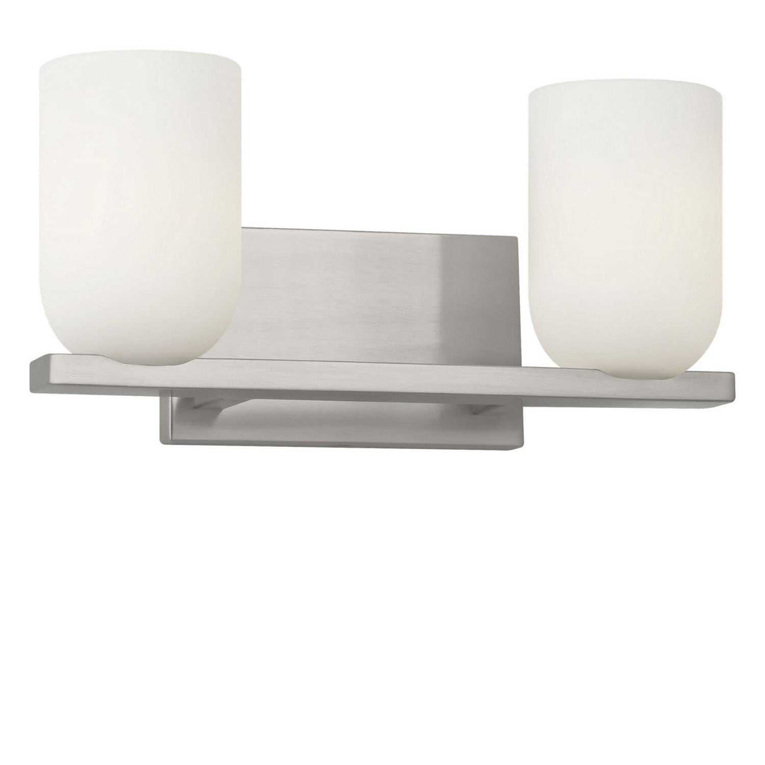 Neblina Two Light Vanity in Brushed Nickel Generation Lighting Canada