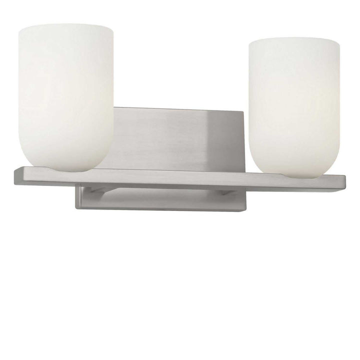 Neblina Two Light Vanity in Brushed Nickel Generation Lighting Canada