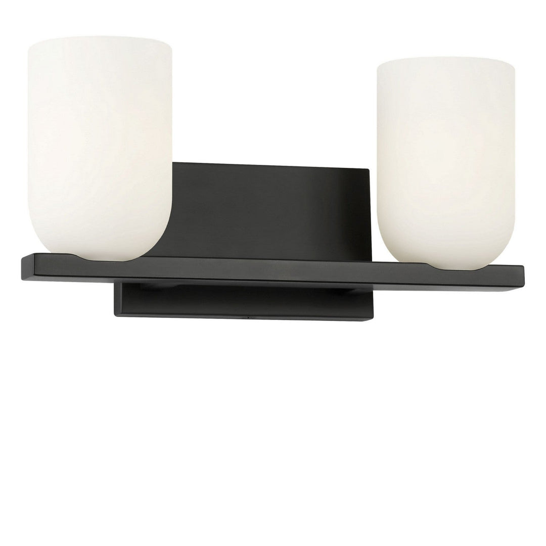 Neblina Two Light Vanity in Midnight Black Generation Lighting Canada