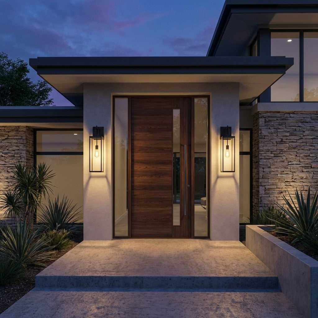Rox One Light Lantern in Textured Black Generation Lighting Canada