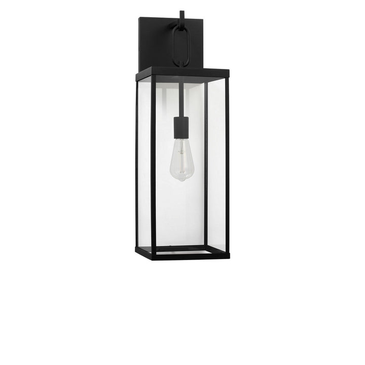 Rox One Light Lantern in Textured Black Generation Lighting Canada