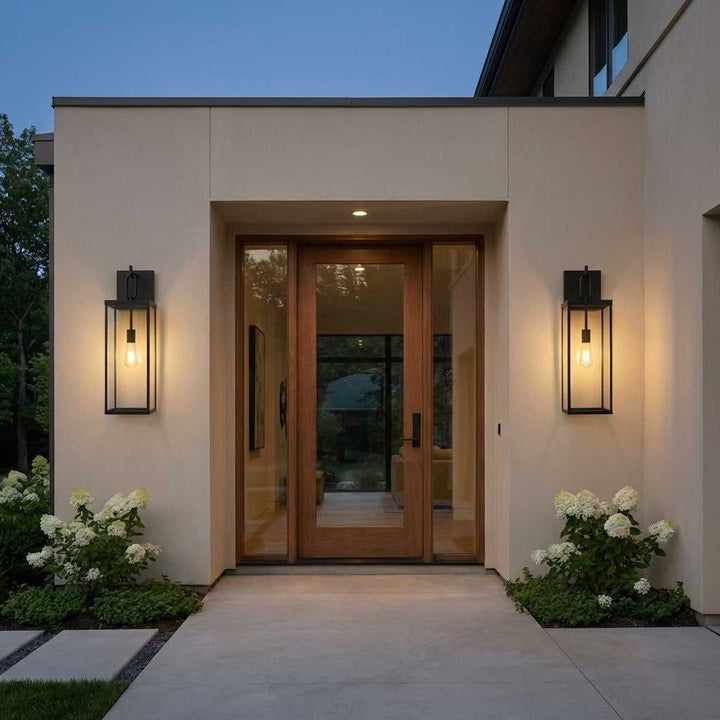 Rox One Light Lantern in Textured Black Generation Lighting Canada