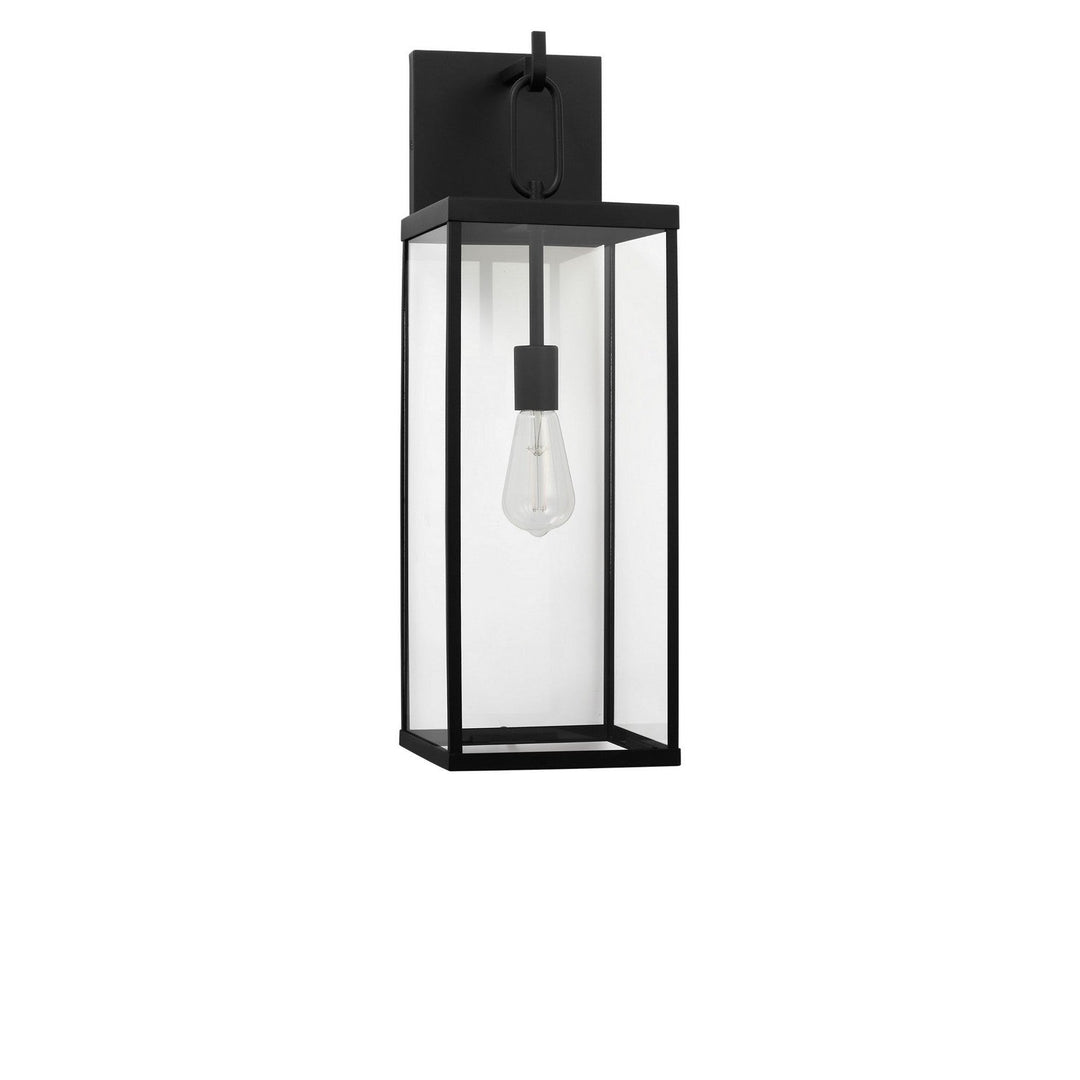Rox One Light Lantern in Textured Black Generation Lighting Canada