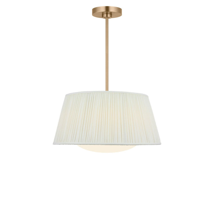 Vilera Three Light Pendant in Satin Brass Generation Lighting Canada