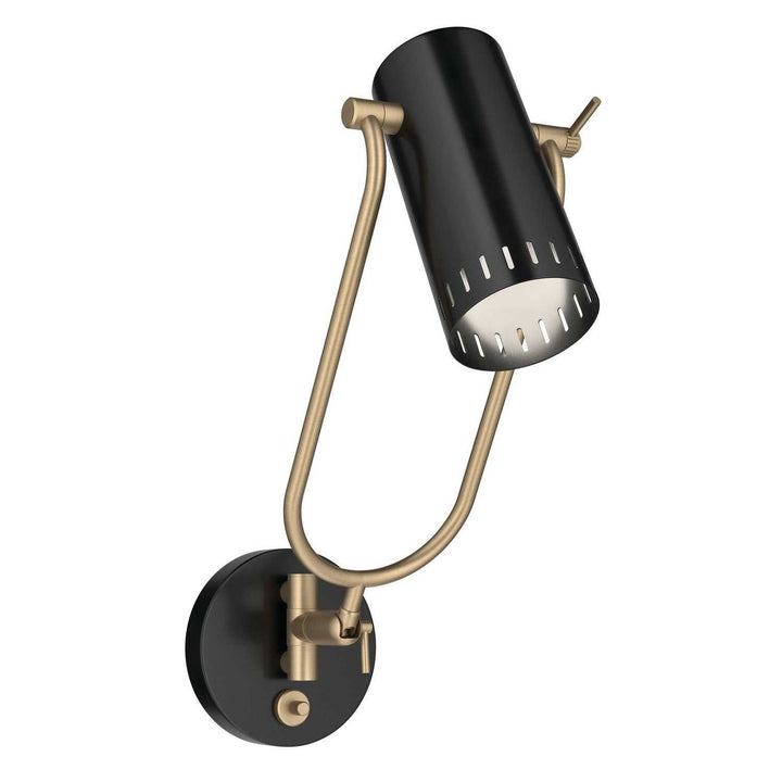 Ruehl LED Wall Sconce in Black Kichler Canada